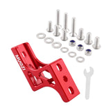 Maxbell Folding Bike Nose Light Converter Sturdy Three-hole Pig Nose Lifter for Bike Red