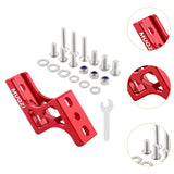 Maxbell Folding Bike Nose Light Converter Sturdy Three-hole Pig Nose Lifter for Bike Red