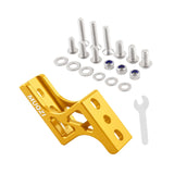 Maxbell Folding Bike Nose Light Converter Sturdy Three-hole Pig Nose Lifter for Bike Gold