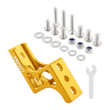 Maxbell Folding Bike Nose Light Converter Sturdy Three-hole Pig Nose Lifter for Bike Gold