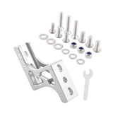 Maxbell Folding Bike Nose Light Converter Sturdy Three-hole Pig Nose Lifter for Bike Silver