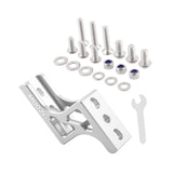 Maxbell Folding Bike Nose Light Converter Sturdy Three-hole Pig Nose Lifter for Bike Silver