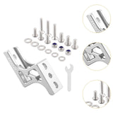 Maxbell Folding Bike Nose Light Converter Sturdy Three-hole Pig Nose Lifter for Bike Silver