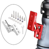 Maxbell Folding Bike Nose Light Converter Sturdy Three-hole Pig Nose Lifter for Bike Silver