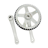 Maxbell Folding Bicycle Crankset 170 mm Arm Replaceable Accessories Single Chainring