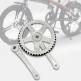 Maxbell Folding Bicycle Crankset 170 mm Arm Replaceable Accessories Single Chainring