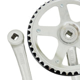 Maxbell Folding Bicycle Crankset 170 mm Arm Replaceable Accessories Single Chainring