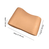 Maxbell Pilates Support Pillow Easy Clean Supplies Yoga Mat for Home Use and Gym Use Khaki