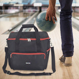 Maxbell Bowling Ball Tote Bag with Handle Strap Organizer Carrying Pouch Ball Holder