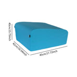 Maxbell Hip Thrust Machine Booty Workout Box Body Glute Bridge Exercise Bench Light Blue