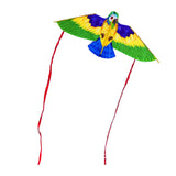 Maxbell Parrot Kite with 50M String Beach Kite for Garden Beach Family Outdoor Games Yellow