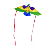 Maxbell Parrot Kite with 50M String Beach Kite for Garden Beach Family Outdoor Games Yellow