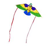 Maxbell Parrot Kite with 50M String Beach Kite for Garden Beach Family Outdoor Games Yellow