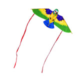 Maxbell Parrot Kite with 50M String Beach Kite for Garden Beach Family Outdoor Games Yellow