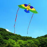 Maxbell Parrot Kite with 50M String Beach Kite for Garden Beach Family Outdoor Games Yellow