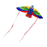 Maxbell Parrot Kite with 50M String Beach Kite for Garden Beach Family Outdoor Games Blue