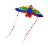 Maxbell Parrot Kite with 50M String Beach Kite for Garden Beach Family Outdoor Games Blue
