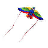 Maxbell Parrot Kite with 50M String Beach Kite for Garden Beach Family Outdoor Games Blue