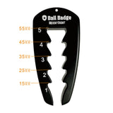 Maxbell Golf Tee Height Tool Portable Improved Accuracy and Consistency Train Aid