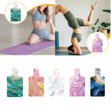 Maxbell Pilates Reformer Mat Anti Slip Easy to Clean Exercising Workouts Pilates Mat Gold and Green