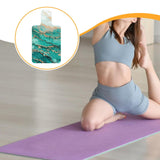 Maxbell Pilates Reformer Mat Anti Slip Easy to Clean Exercising Workouts Pilates Mat Gold and Green