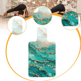 Maxbell Pilates Reformer Mat Anti Slip Easy to Clean Exercising Workouts Pilates Mat Gold and Green