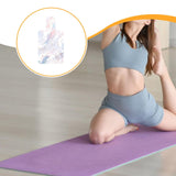 Maxbell Pilates Reformer Mat Anti Slip Easy to Clean Exercising Workouts Pilates Mat White