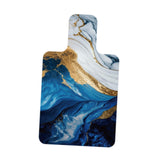 Maxbell Pilates Reformer Mat Anti Slip Easy to Clean Exercising Workouts Pilates Mat Blue White Gold