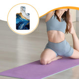 Maxbell Pilates Reformer Mat Anti Slip Easy to Clean Exercising Workouts Pilates Mat Blue White Gold