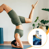 Maxbell Pilates Reformer Mat Anti Slip Easy to Clean Exercising Workouts Pilates Mat Blue White Gold