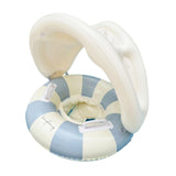 Maxbell Inflatable Swimming Ring Gift for Kids PVC Swim Tube for Beach Vacation Lake Blue