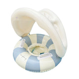 Maxbell Inflatable Swimming Ring Gift for Kids PVC Swim Tube for Beach Vacation Lake Blue