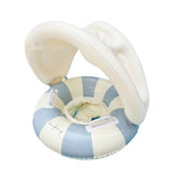 Maxbell Inflatable Swimming Ring Gift for Kids PVC Swim Tube for Beach Vacation Lake Blue