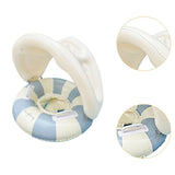 Maxbell Inflatable Swimming Ring Gift for Kids PVC Swim Tube for Beach Vacation Lake Blue