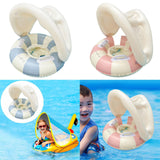 Maxbell Inflatable Swimming Ring Gift for Kids PVC Swim Tube for Beach Vacation Lake Blue