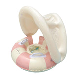 Maxbell Inflatable Swimming Ring Gift for Kids PVC Swim Tube for Beach Vacation Lake Pink