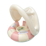 Maxbell Inflatable Swimming Ring Gift for Kids PVC Swim Tube for Beach Vacation Lake Pink