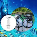 Maxbell Scuba Diving Cylinder Valve 316 Stainless Steel Snorkeling Diving Tank Valve Short