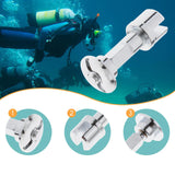 Maxbell Scuba Diving Cylinder Valve 316 Stainless Steel Snorkeling Diving Tank Valve Short