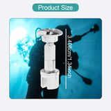 Maxbell Scuba Diving Cylinder Valve 316 Stainless Steel Snorkeling Diving Tank Valve Short