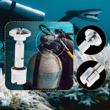Maxbell Scuba Diving Cylinder Valve 316 Stainless Steel Snorkeling Diving Tank Valve Long