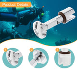 Maxbell Scuba Diving Cylinder Valve 316 Stainless Steel Snorkeling Diving Tank Valve Long