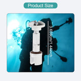 Maxbell Scuba Diving Cylinder Valve 316 Stainless Steel Snorkeling Diving Tank Valve Long