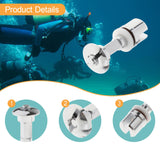 Maxbell Scuba Diving Cylinder Valve Easy to Install for Underwater Sports Snorkeling Short