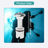 Maxbell Scuba Diving Cylinder Valve Easy to Install for Underwater Sports Snorkeling Short