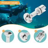 Maxbell Scuba Diving Cylinder Valve Easy to Install for Underwater Sports Snorkeling Long