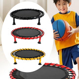 Maxbell Basketball Pad Kids Exercise Mat Versatile Portable Beginner Mini Trampoline black