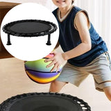 Maxbell Basketball Pad Kids Exercise Mat Versatile Portable Beginner Mini Trampoline black