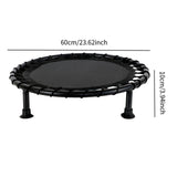 Maxbell Basketball Pad Kids Exercise Mat Versatile Portable Beginner Mini Trampoline black