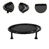 Maxbell Basketball Pad Kids Exercise Mat Versatile Portable Beginner Mini Trampoline black